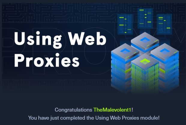 Using Web Proxies Completed Module.png